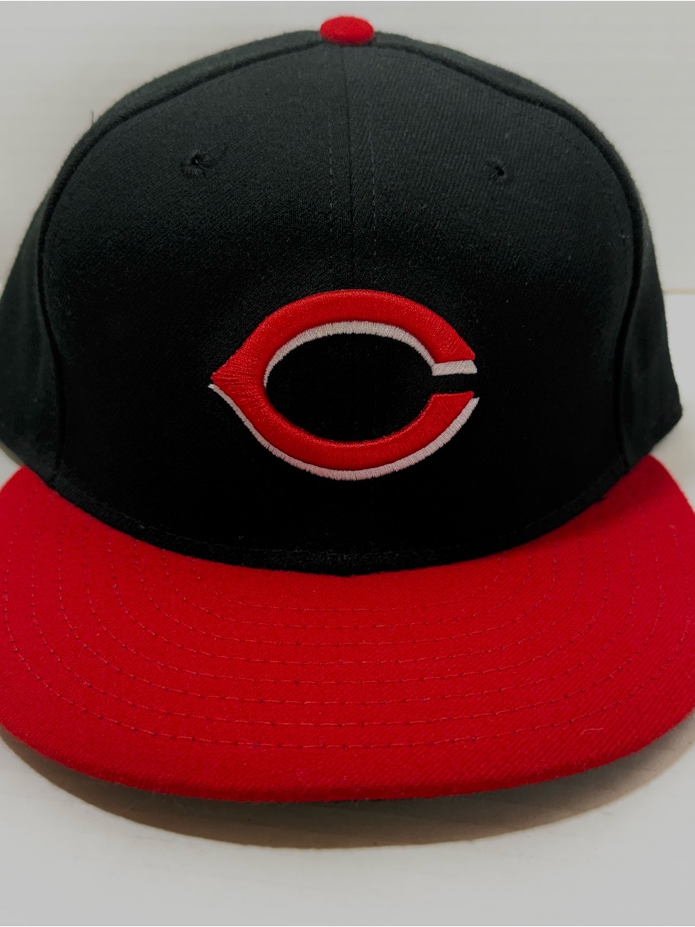 Cincinnati Reds On Field Hat  7 5/8 New Era 59Fifty On-Field 2tone 2016 7 3/4